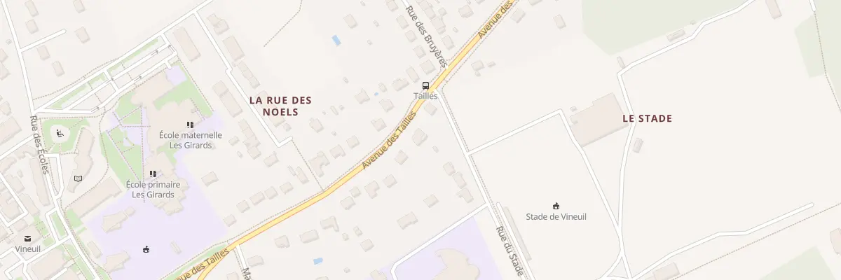 Plan du 42 Av des Tailles à Vineuil
