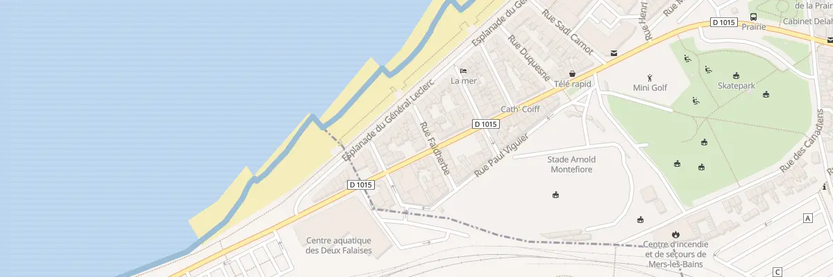 Plan du 10 Rue Faidherbe à Mers-les-Bains