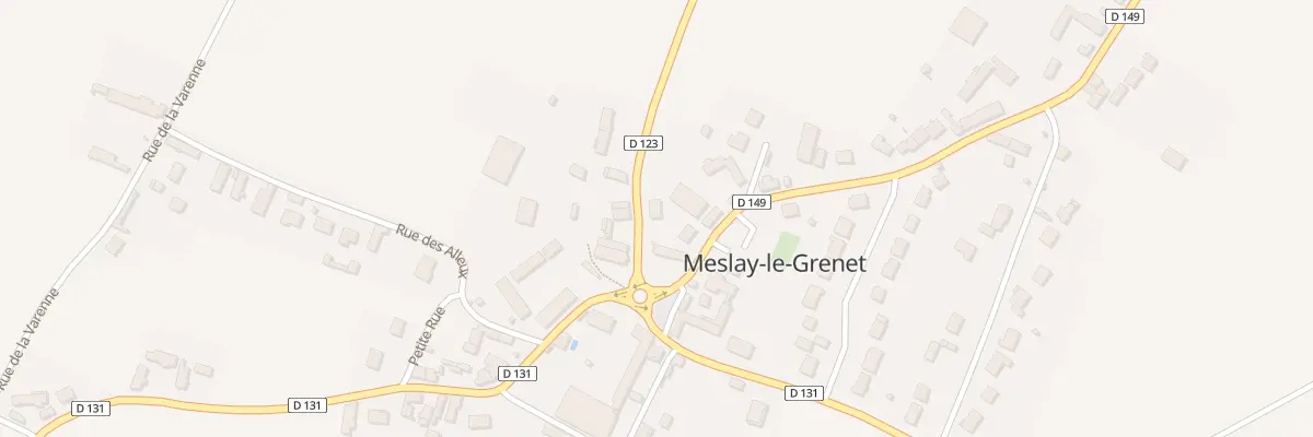 Plan du 2 Rue Saint-orien à Meslay-le-Grenet