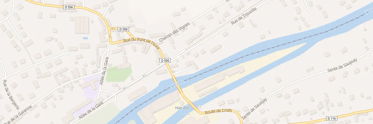 Plan du 2 Imp de l’Eure à Croth