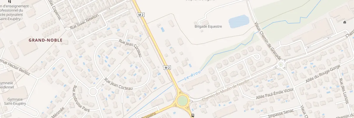 Plan du 258 Rte de Grenade à Blagnac