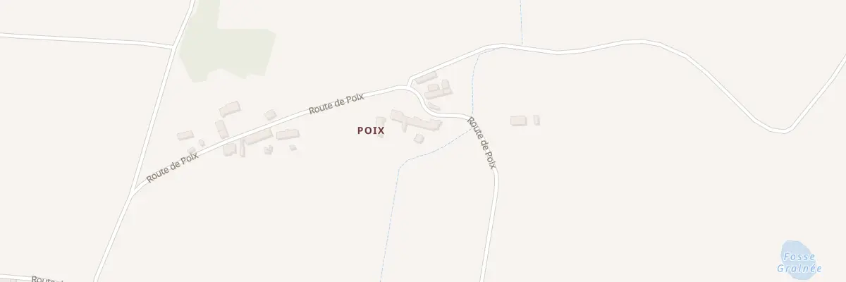 Plan du 375 Rte de Poix à Couddes