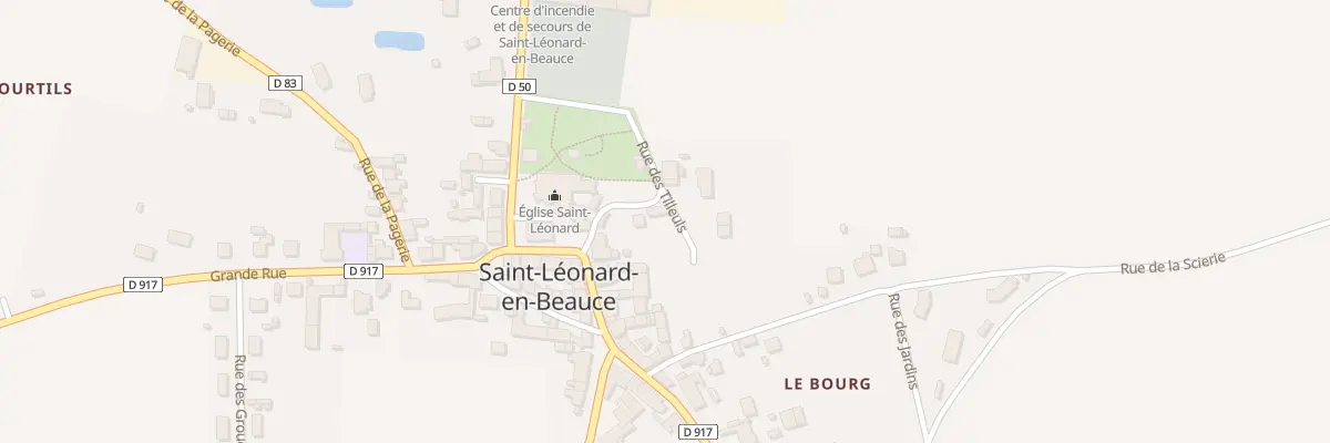 Plan du 1 Rue des Tilleuls à Saint-Léonard-en-Beauce