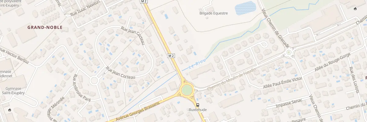 Plan du 254 Rte de Grenade à Blagnac
