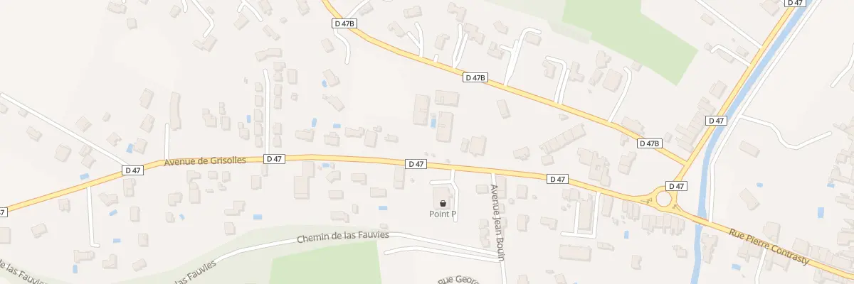 Plan du 340 Av de Grisolles à Fronton