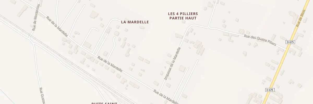 Plan du 399 La Mardelle à Noyers-sur-Cher