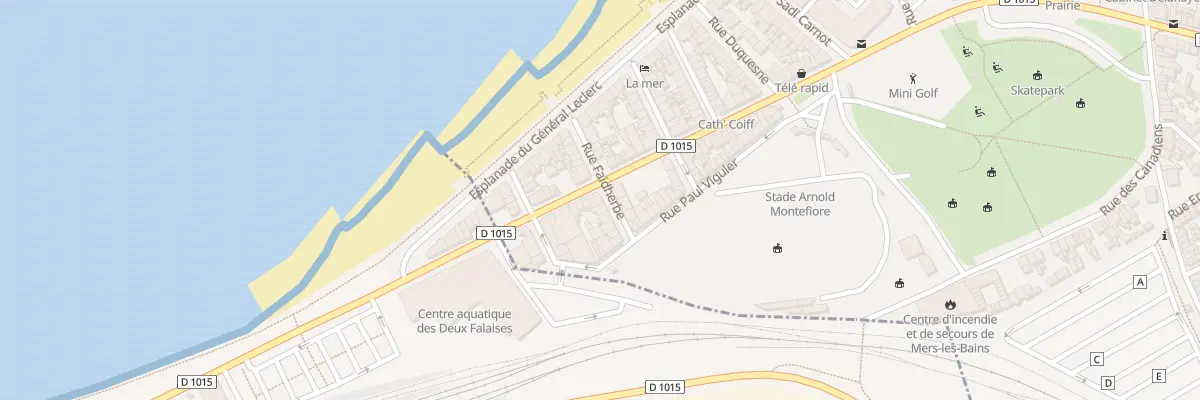 Plan du 14 Rue Faidherbe à Mers-les-Bains