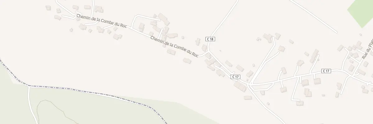 Plan du 39 Che de la Combe du Roc à Cahors