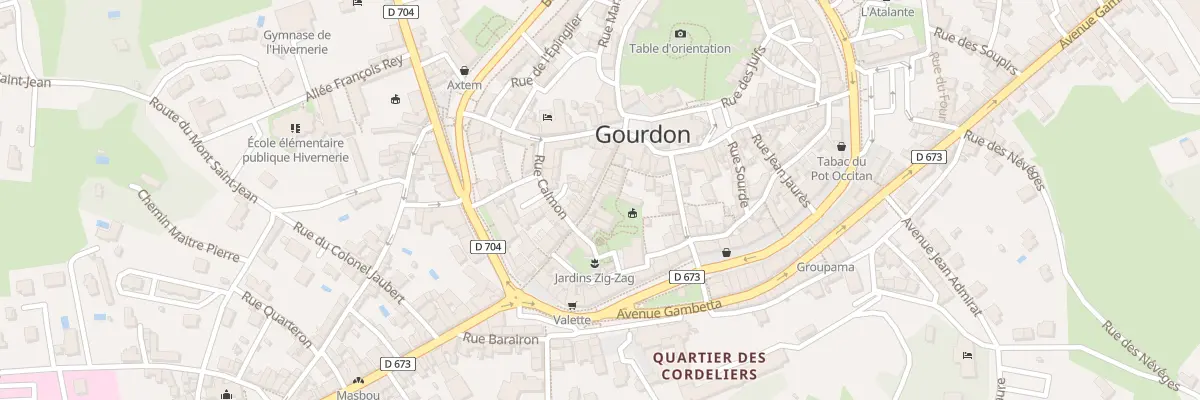 Plan du 15 Rue du Majou à Gourdon