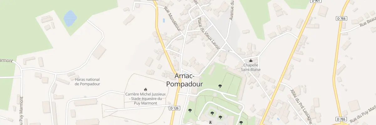 Plan du 4 Pl de la Poste à Arnac-Pompadour