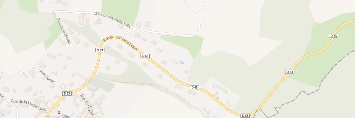 Plan du 16 Rue du Val Saint-ouen à Villez-sous-Bailleul