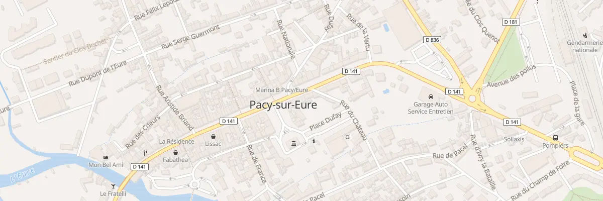 Plan du 9 Rue du Château à Pacy-sur-Eure