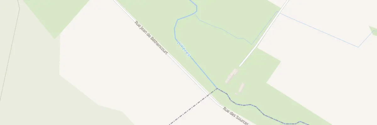 Plan de Plaine de Cuverville à Cuverville-sur-Yères