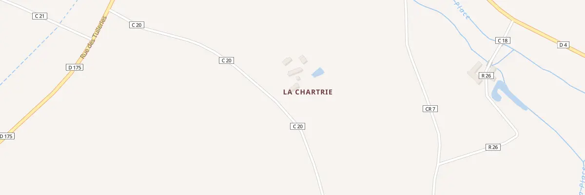 Plan du 199 La Chartrie à Châteauvieux