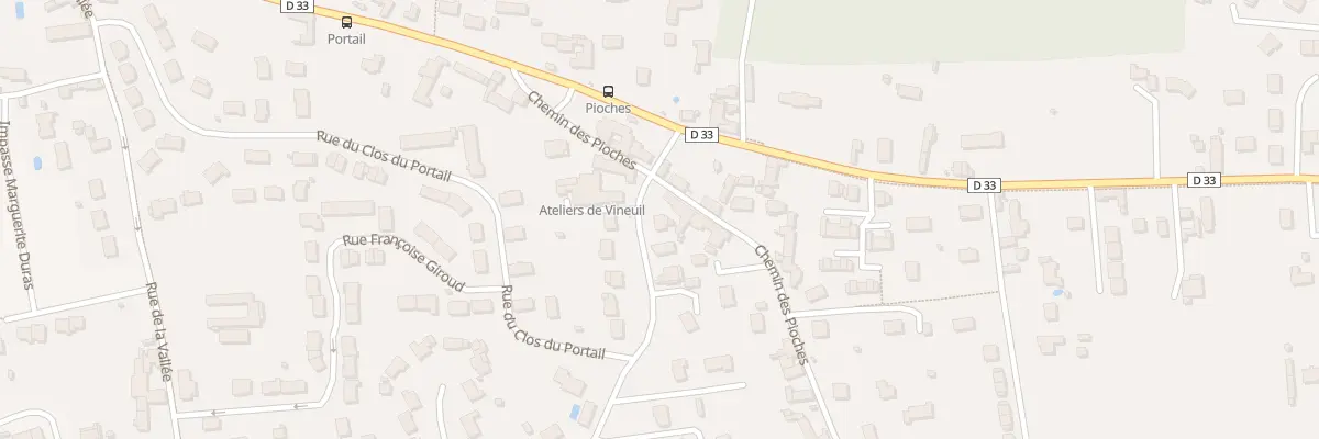 Plan du 7 Rue Gapoux à Vineuil
