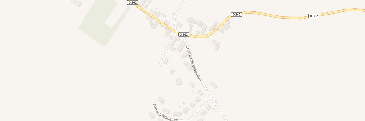 Plan du 4 Che de Villebeton à Thiville