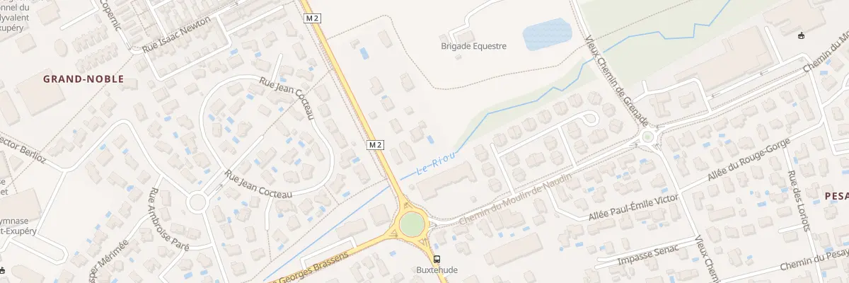 Plan du 256 Rte de Grenade à Blagnac
