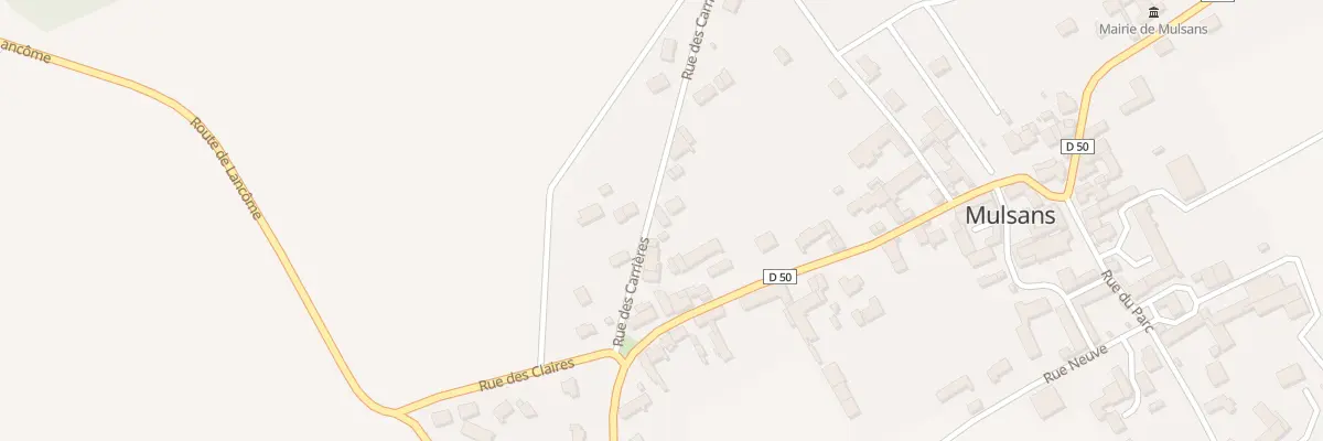 Plan du 8 Rue des Carrières à Mulsans