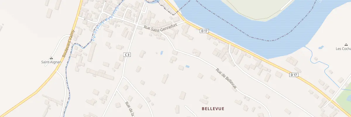 Plan du 8 Rue de Bellevue à Seigy