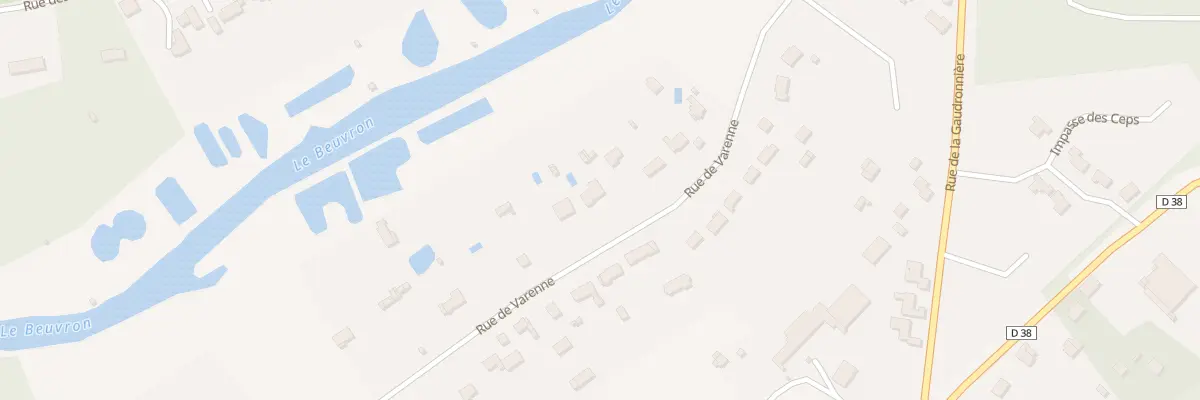 Plan du 36 Rue de la Varenne à Cellettes
