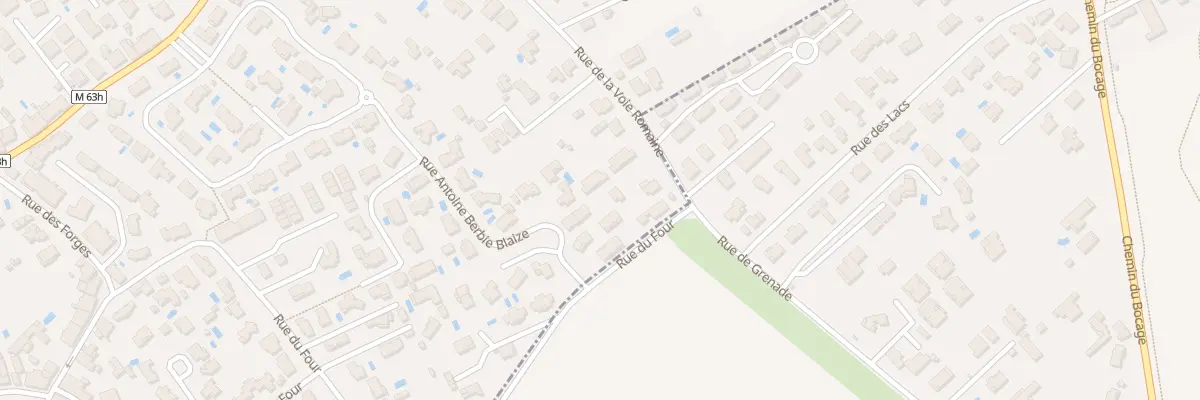 Plan du 7 Rue de la Voie Romaine à Gagnac-sur-Garonne