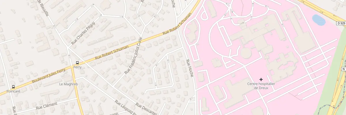 Plan du 32 Rue Abbé Faligan à Dreux