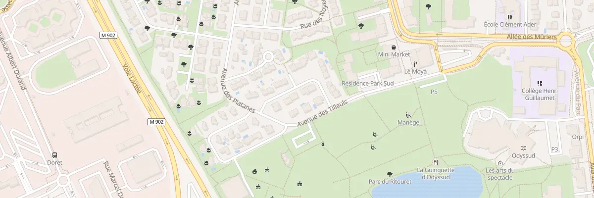 Plan du 5 Rue des Érables à Blagnac