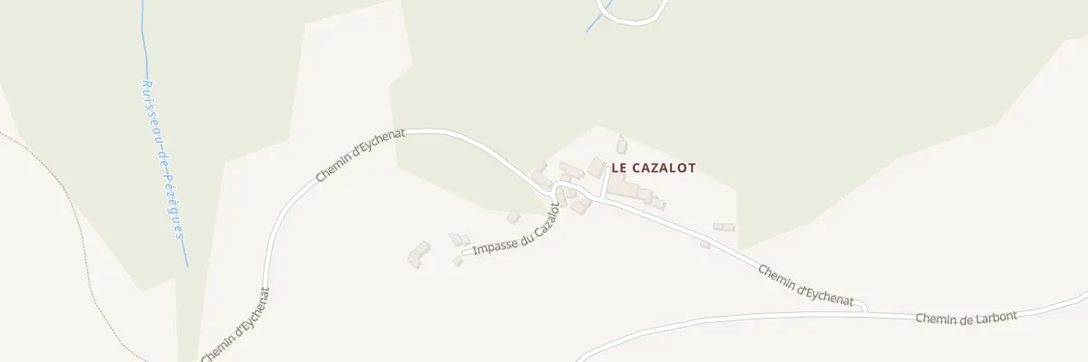 Plan du 37 Euchenat à Esplas-de-Sérou