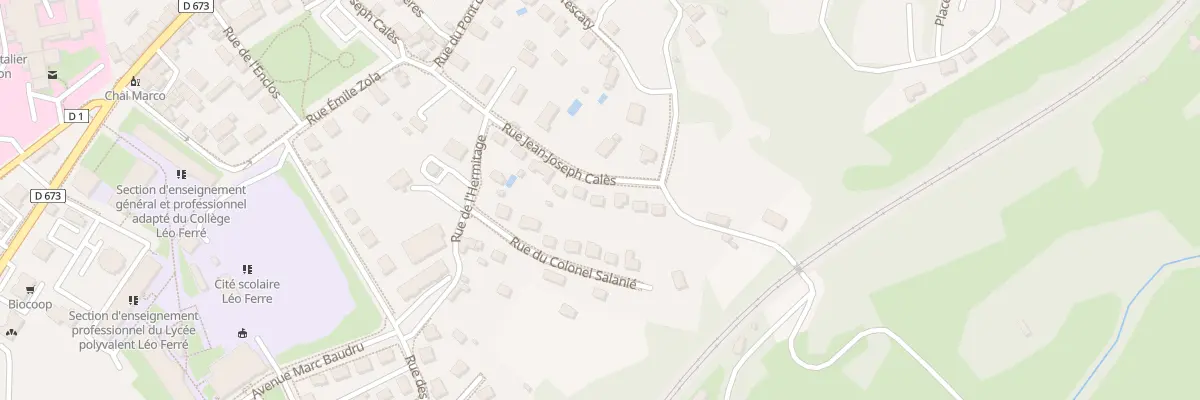Plan du 793 Rue Jean Joseph Cales à Gourdon
