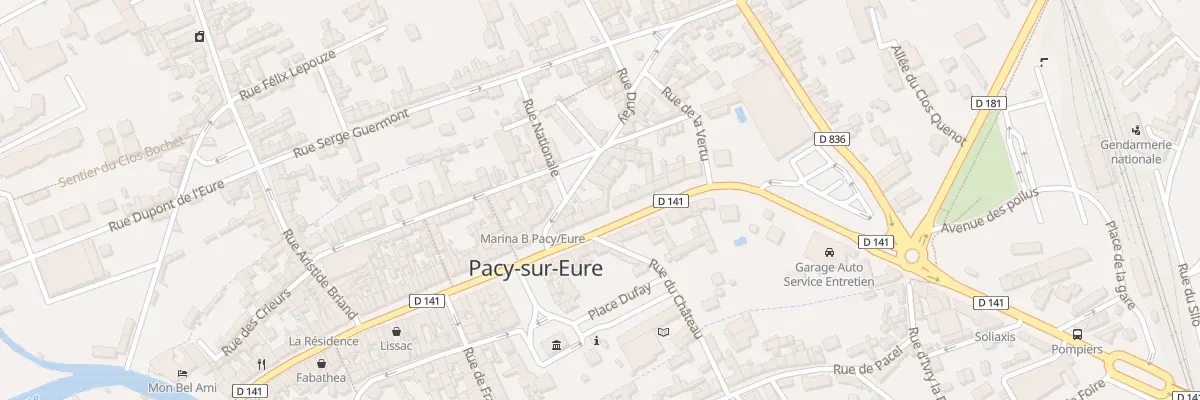 Plan du 99 Rue Edouard Isambard à Pacy-sur-Eure