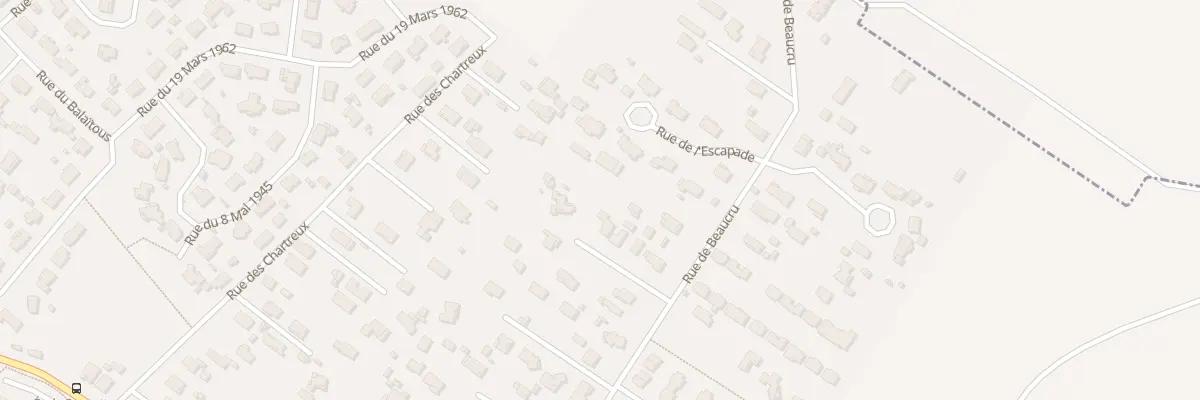 Plan du 51 Rue de Beaucru à Roquettes