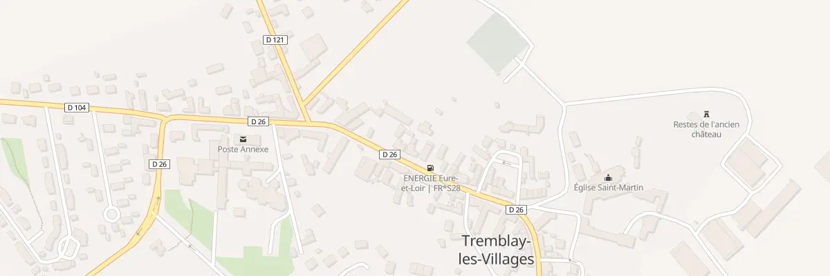 Plan du 7 Rue du Docteur Taugourdeau à Tremblay-les-Villages