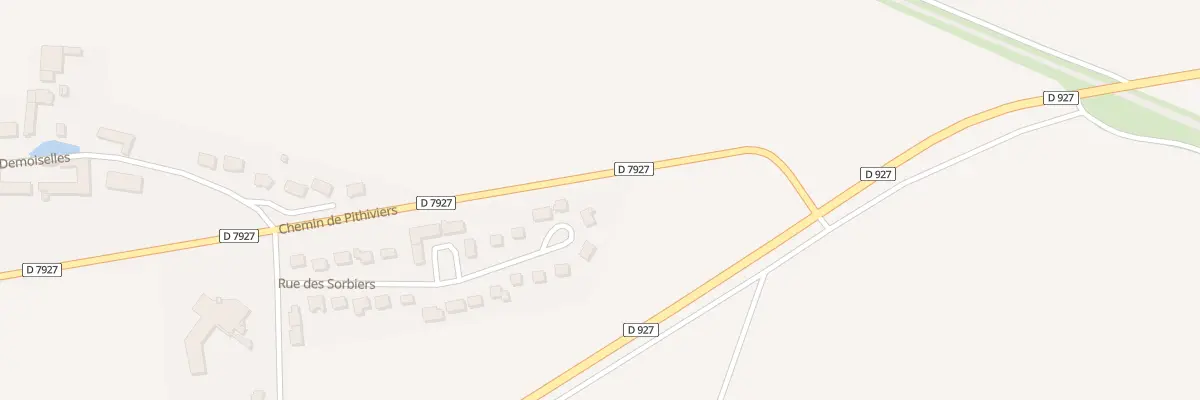 Plan du 28 Les Sorbiers à Jallans