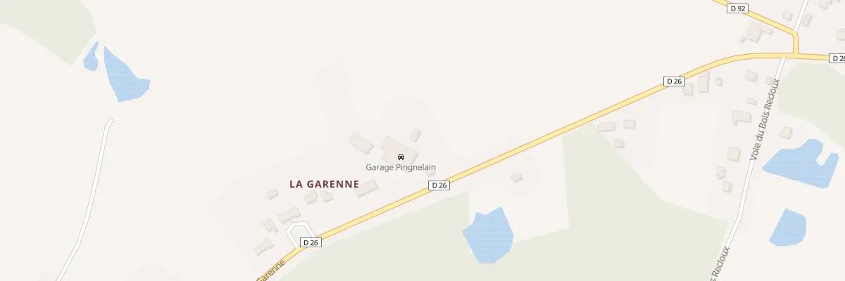Plan du 6 Rue de la Garenne aux Grands-Chézeaux