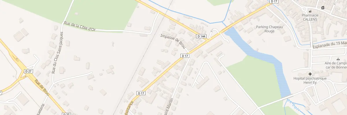 Plan du 42B Rue de la Résistance à Bonneval