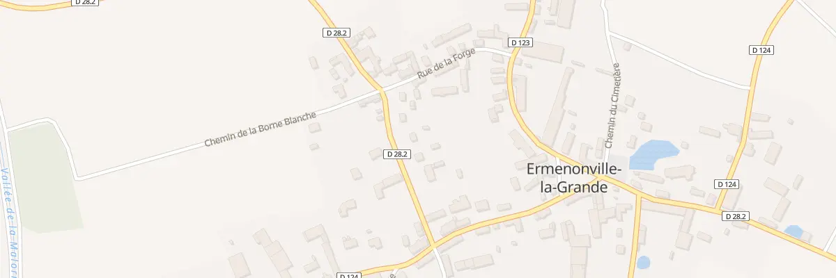 Plan du 8 Rue du Pâtis à Ermenonville-la-Grande