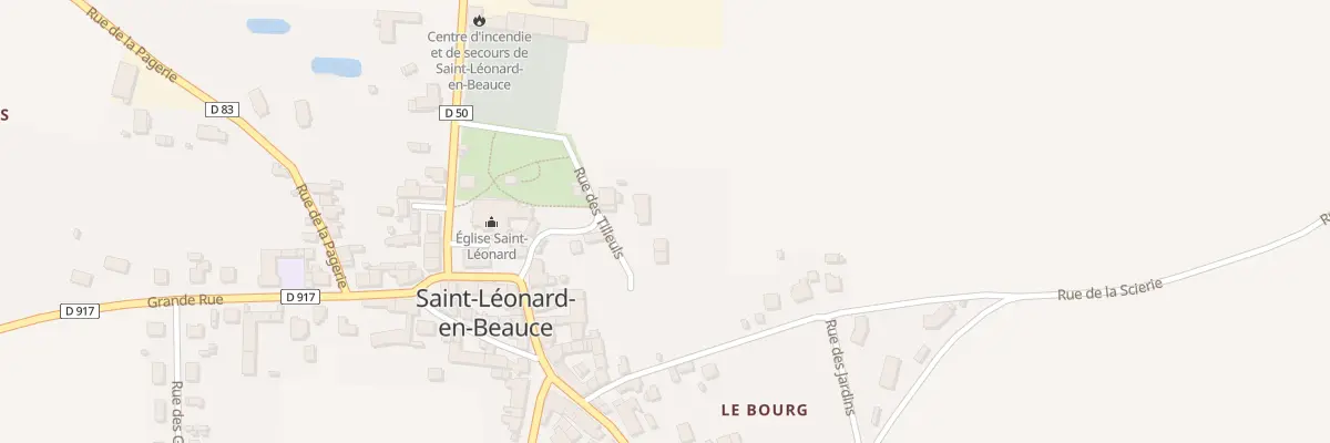 Plan du 3 Rue des Tilleuls à Saint-Léonard-en-Beauce