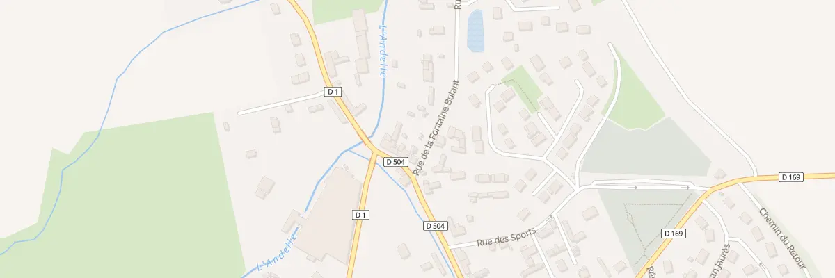 Plan du 40 Rue du Pont de l’Andelle à Charleval