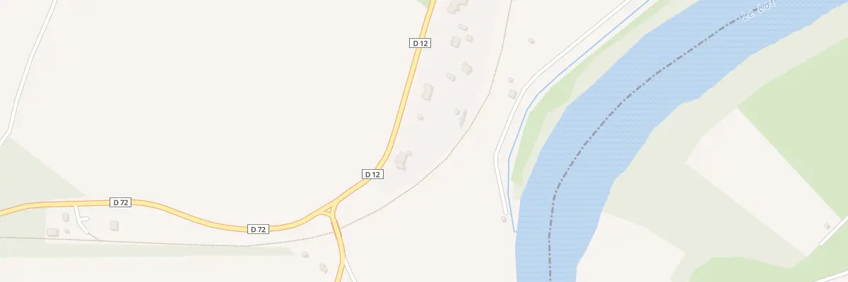 Plan du 922 Rue du Lac de Courtil à Mercuès