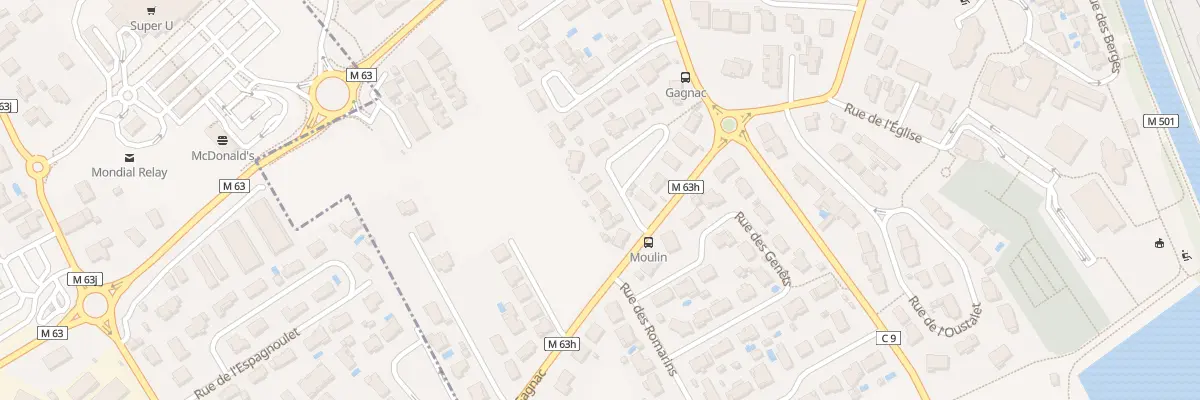 Plan du 3 Rue des Pins à Lespinasse