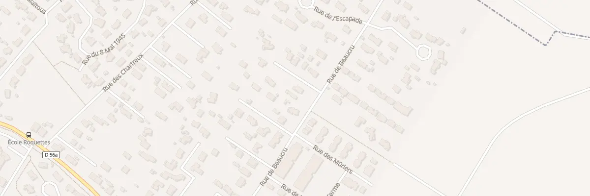 Plan du 41 Rue de Beaucru à Roquettes