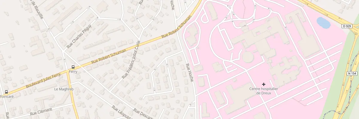 Plan du 4B Rue Hoche à Dreux
