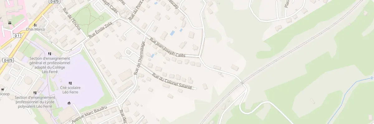 Plan du 794 Rue Jean Joseph Cales à Gourdon