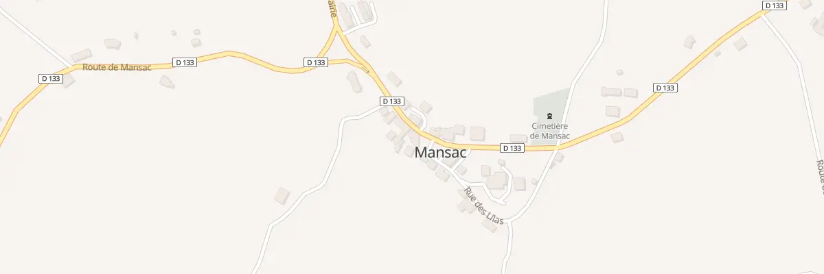 Plan du 5011 Le Bourg à Mansac