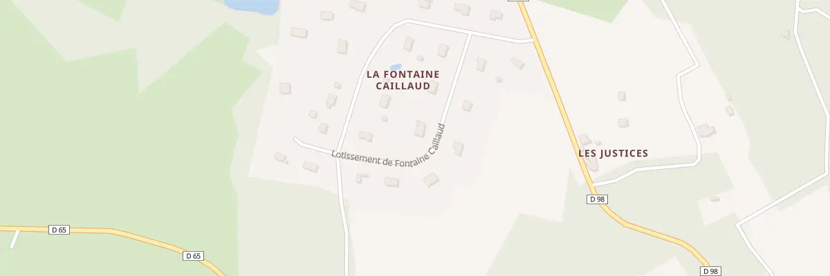 Plan du 11 Lot de Fontaine Caillaud à Eyjeaux