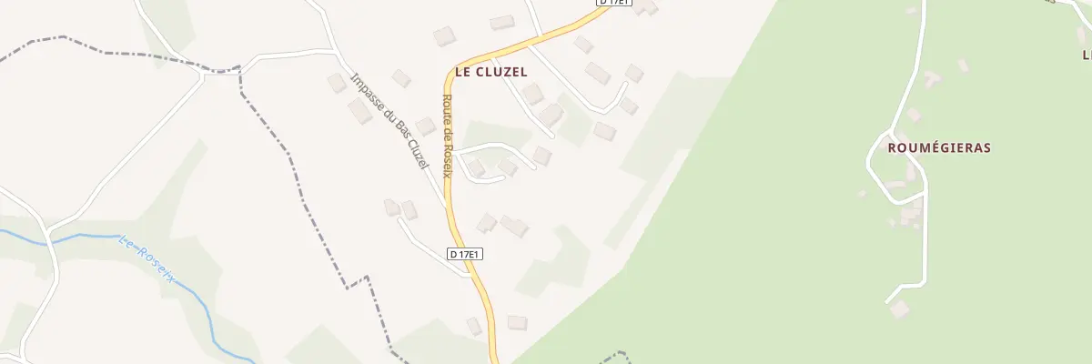 Plan du 5133 Le Cluzel à Saint-Cyr-la-Roche