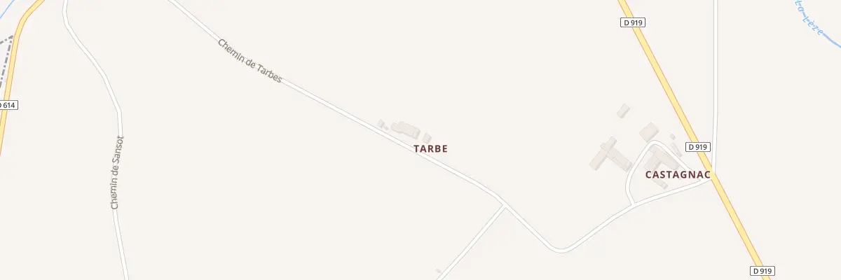 Plan du 78 Tarbe à Sainte-Suzanne