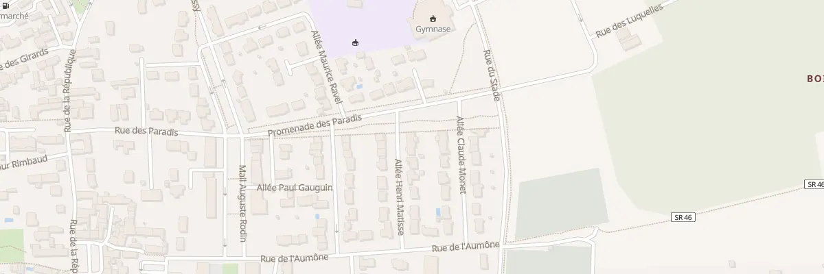 Plan du 16 All Henri Matisse à La Chaussée-Saint-Victor
