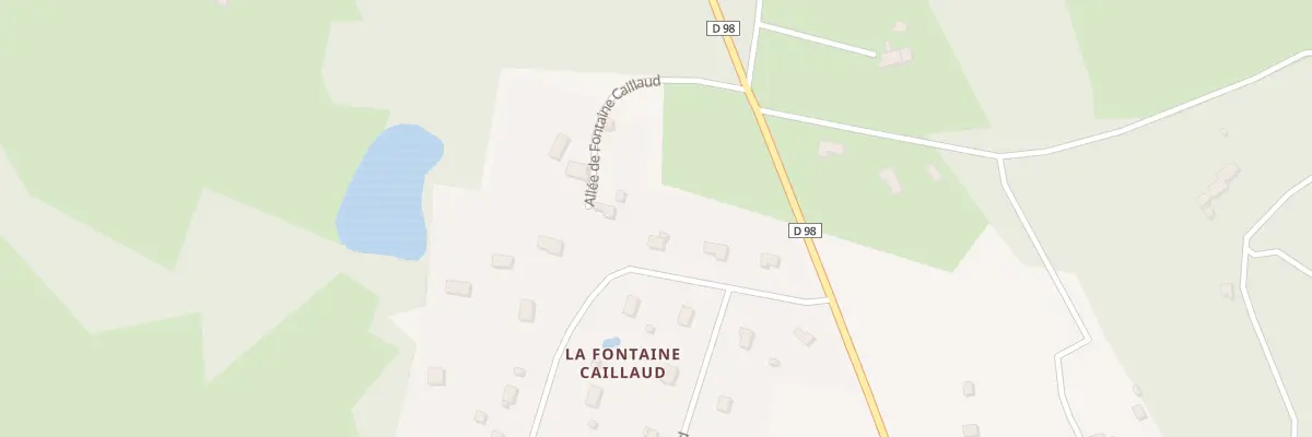 Plan du 3 Lot de Fontaine Caillaud à Eyjeaux
