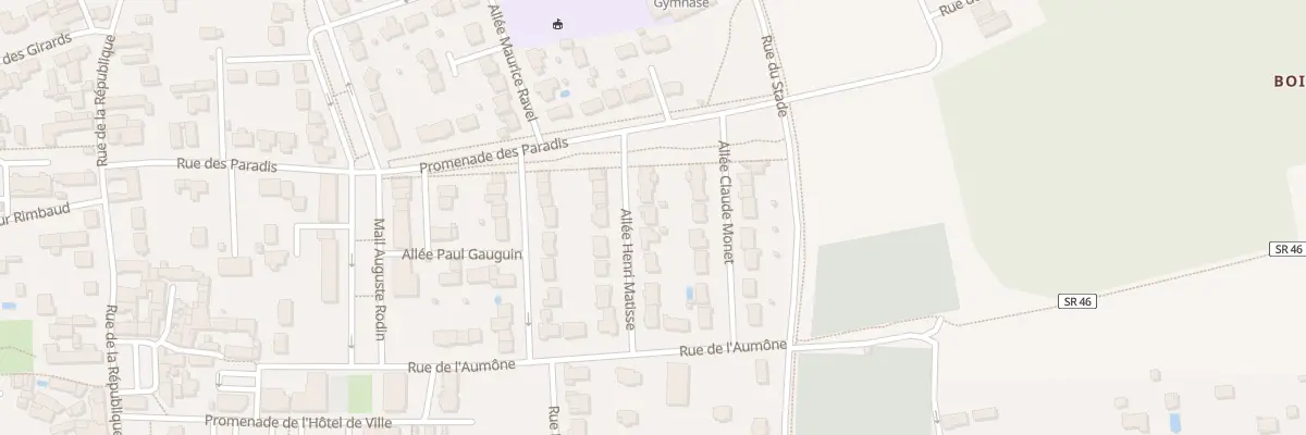 Plan du 10 All Henri Matisse à Vineuil